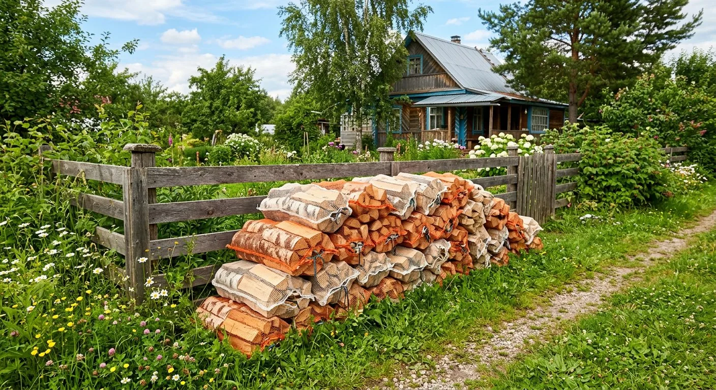 Дрова для дачи в Пушкине